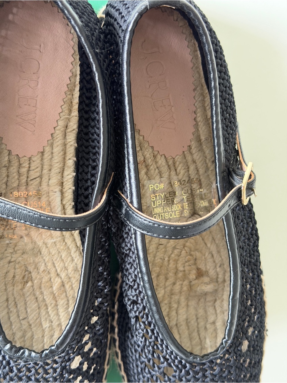 NEW IN BOX Sophie Mary Jane espadrilles with crochet - size 9 - Picture 6 of 11